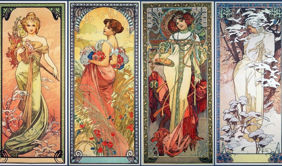 alfons mucha litografia